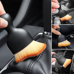 Mini Car Interior Cleaning Soft Brush – Perfect for Vents, Dashboard & Upholstery - Image 2