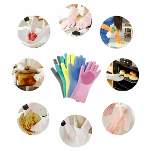 Silicone Dishwashing Gloves – Multipurpose Cleaning & Pet Grooming - Image 3